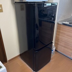 【ジャンク品】三菱電機 冷蔵庫 MR-P15C-B 