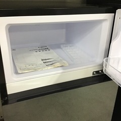 ●販売終了●2ドア冷蔵庫　オーヤマ　2021年製　81L    ガラストップ　中古品