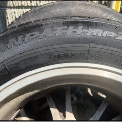 【決まりました】中古タイヤ&ホイールセット　４本組 17インチ　