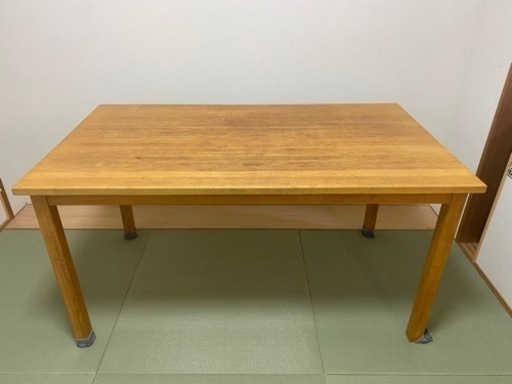 ダイニングテーブル　無印良品　　タモ材