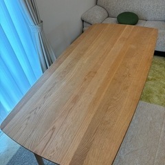 unico SOLK w1600 ダイニングテーブル
