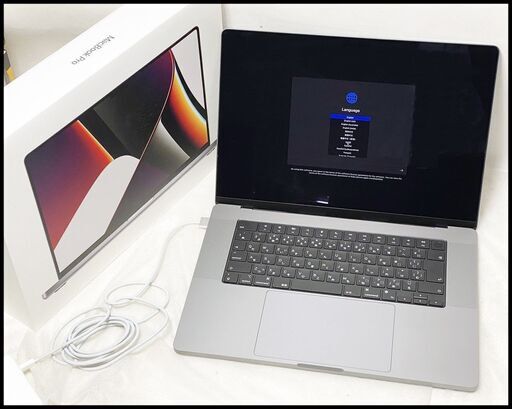 中古 MacBook Pro 16インチ (2021) MK193J/A M1 Pro 10コア / 16GB / 1TB A2485 スペースグレイ