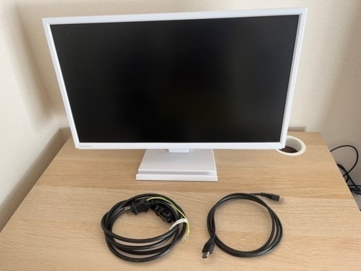 PCモニター LCD-AH221EDW-B(ホワイト) 広視野角ADSパネル採用 21.5型ワイド液晶ディスプレイ
