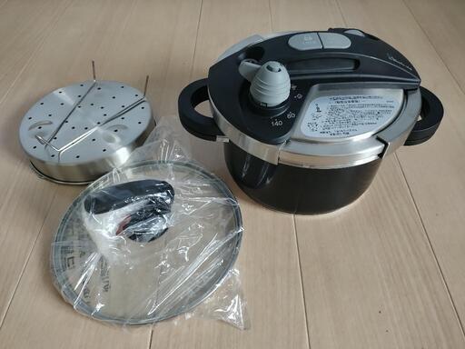 ワンダーシェフ圧力鍋オースプラス 3.5L BK＋エコグリップ