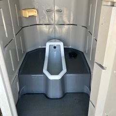 仮設トイレ中古簡易水洗式和式使用頻度極小