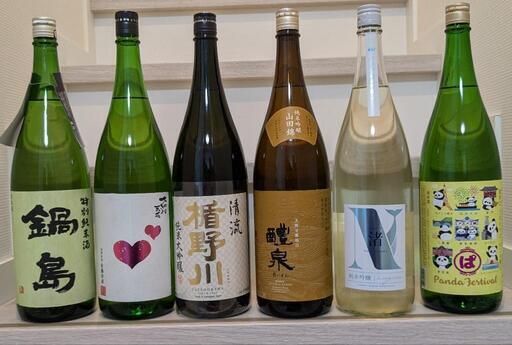 訳アリ★【日本酒 一升瓶 6本セット】楯野川・醴泉・大納川天花・名倉山・鍋島・竹の園