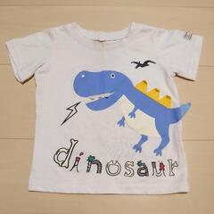 【80cm】子供 ベビー服 恐竜 ザウルス おもしろ 半袖 Tシ...