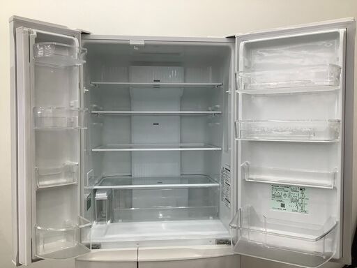 Panasonic　6ドア冷蔵庫　NR-FVF454-W　2018年製