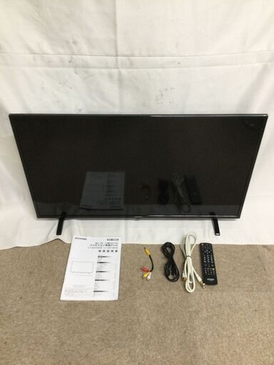 【北見市発】アイリスオーヤマ IRIS OHYAMA ハイビジョン液晶テレビ LT-40C420B 2021年製 黒 40インチ 寝室用 子供部屋  リモコン付き (E2850kmkyY)