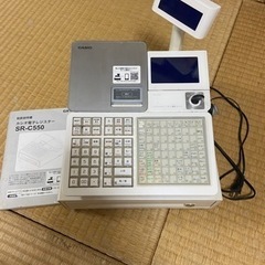 CASIO     レジ　SR-C550
