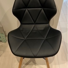 黒い椅子x4点セット