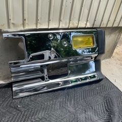 希少 デコトラ レトロ ザグレート サイド付 バンパー メッキ