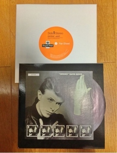 David Bowie Heroes Fan Sheet 限定