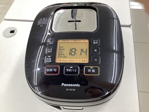 【6ヵ月保証】炊飯器 Panasonic　SR-HB108　5.5合