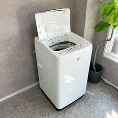 ☑︎ご成約済み🤝 Hisense 一人暮らし洗濯機 4.5kg✨ 上品なホワイトガラス🪞