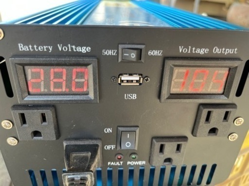 LVYUAN 純正弦波インバータ 4000W DC24V（直流）AC100V