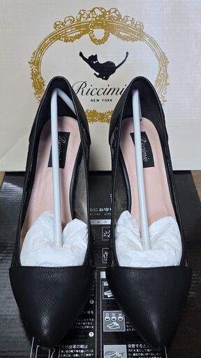 RiccimieNewYorkレース柄ハイヒール9cmサイズ36