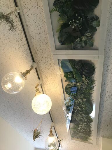 お洒落な照明器具 シャボン玉調バルーン型 ライティングレール用 電球