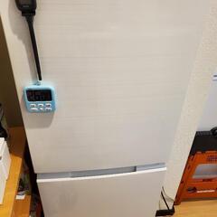 シャープ SHARP 冷蔵庫(幅49.5cm) 152L つけかえどっちもドア 2ドア ホワイト SJ-D15G-W　2020年製