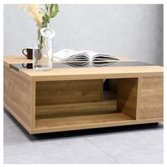 テーブル センターセーブル ローテーブル 木製 猫 猫と暮らす家具