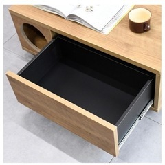 テーブル センターセーブル ローテーブル 木製 猫 猫と暮らす家具