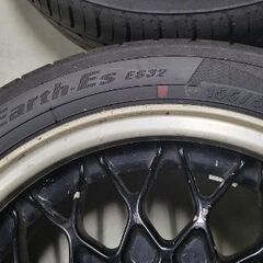 軽サイズ1ピースBBS 14×5J +46 155/55R14 ブルアース6分山