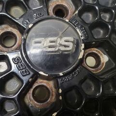 軽サイズ1ピースBBS 14×5J +46 155/55R14 ブルアース6分山