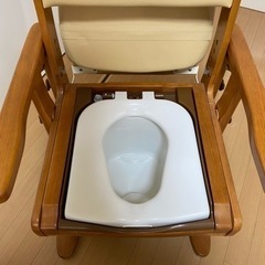 介護用品　移動式トイレ　【未使用】