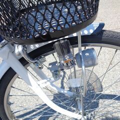 PEERES 24インチ　シングル　軽快車　ママチャリ　青/白【220】