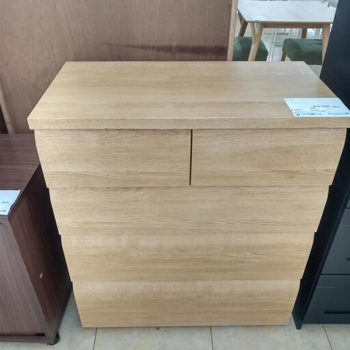★ジモティ割あり★  チェスト ライトブラウン H93×D42×W80 クリーニング済み OJ4692