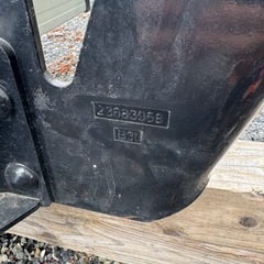 北海道 旭川 大型トラック ダンプ セルフ UD アルミリアバンパー ステー付き T3W 23683963 B3L 23683958 