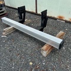 北海道 旭川 大型トラック ダンプ セルフ UD アルミリアバンパー ステー付き T3W 23683963 B3L 23683958 