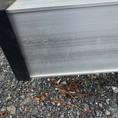 北海道 旭川 大型トラック ダンプ セルフ UD アルミリアバンパー ステー付き T3W 23683963 B3L 23683958 