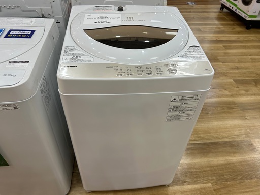 【値下げ/6か月保証】TOSHIBAの全自動洗濯機入荷しました！！