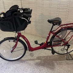 値下げ！丸石ふらっかーずスティーナ　子供乗せ自転車　非電動 丸石サイクル ふらっかーず スティーナ 子供乗せ自転車 非電動