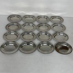 スレンレス製 昭和レトロ プレート 小判皿 オーバル型 皿 店舗
