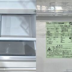 ★AQUA★ アクア2D冷蔵庫 AQR-17JBK 2020年 ホワイト W52.5cm 右開き 耐熱天板 レンジ置ける 一人暮らし
