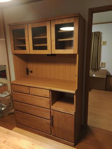 【商品名】キッチンボード食器棚【サイズ】縦約192.5cm横約120.5cm奥行約48.5cm