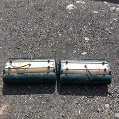 北海道 旭川 patlite パトライト 散光式警光灯 回転灯 ZF-24 グリーン トレーラー 特大 幅広 長尺 誘導車 2台セット 動作未確認