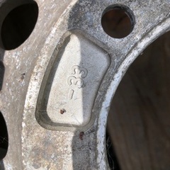 【に.ec】北海道旭川市発 15インチアルミホイール PCD139.7 6穴8.5j オフセット-33 深リム HILUX 等 深リム 希少 旧車