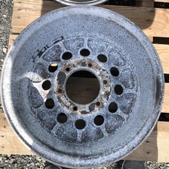 【に.ec】北海道旭川市発 15インチアルミホイール PCD139.7 6穴8.5j オフセット-33 深リム HILUX 等 深リム 希少 旧車