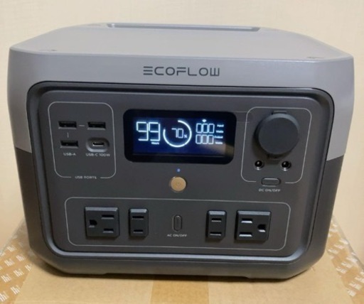 EcoFlowポータブル電源RIVER2Max512Wh バッテリー エコフロー