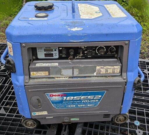 鹿児島発　デンヨー　ガソリンエンジンウェルダー(発電機兼溶接機）GAW1８５ES2