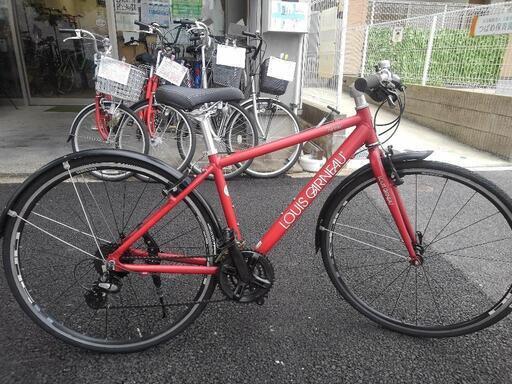 中古自転車３１０１　前後タイヤ新品！　2016年モデル　ルイガノ　LGS-TIREUR　７００×２８C　３×８段ギヤ　アルミフレーム　ワイヤー錠　ライトは付属していません　フレームサイズ４２０㎜　身長１７０㎝から