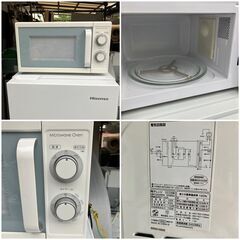 【受付終了】①冷蔵庫②洗濯機③電子レンジの3点セット♬ 受付終了】【分解洗浄＆除菌】一人暮らし家電セット♬①冷蔵庫②洗濯機