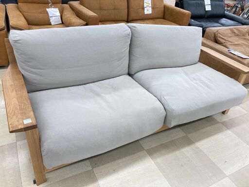フェザーポケットコイル3シーター　無印良品　ｸﾞﾚｰ