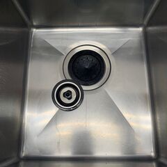 ステンレス 2槽シンク シンク付き 作業台 厨房用品 業務用 バック