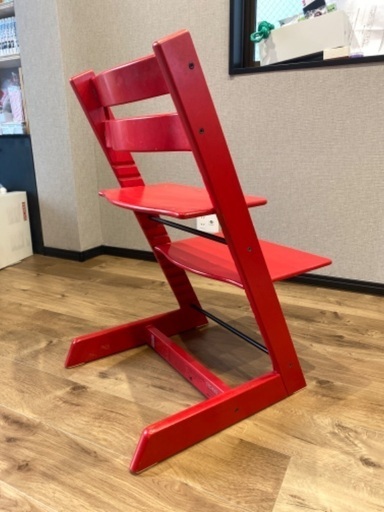 10/9商談中】ストッケトリップトラップ赤 レッド ベビーチェア Amazon  