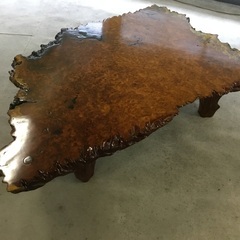 高級コブカリン座卓 C