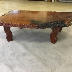 高級コブカリン座卓 C